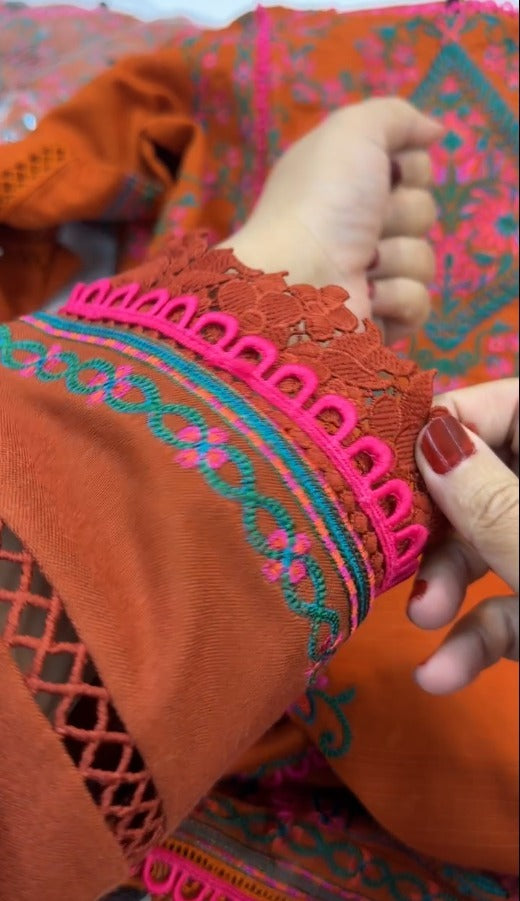 Luxury Khaddar Embroidered Collection 2PC- Black Friday Special