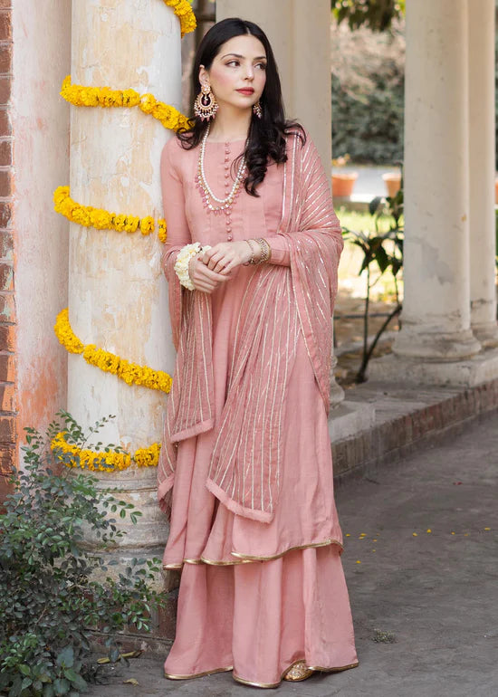 Baroque Printed Stitched Khaddar 3pc