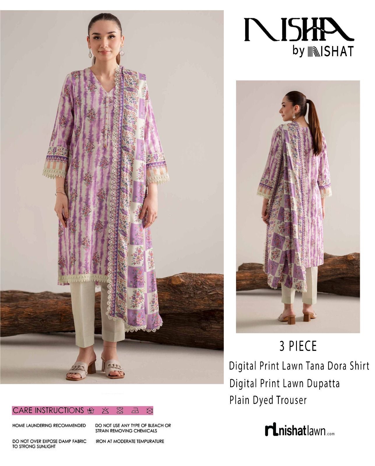 Nishat 3pc Summer Dress