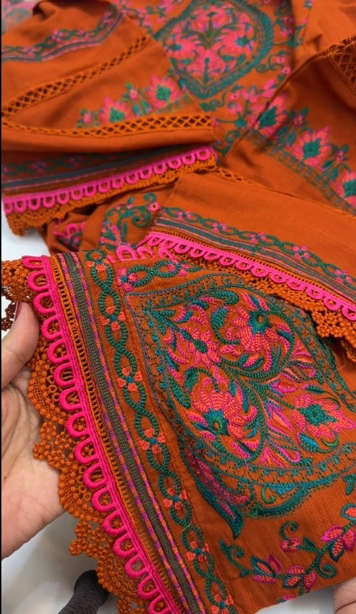 Luxury Khaddar Embroidered Collection 2PC- Black Friday Special